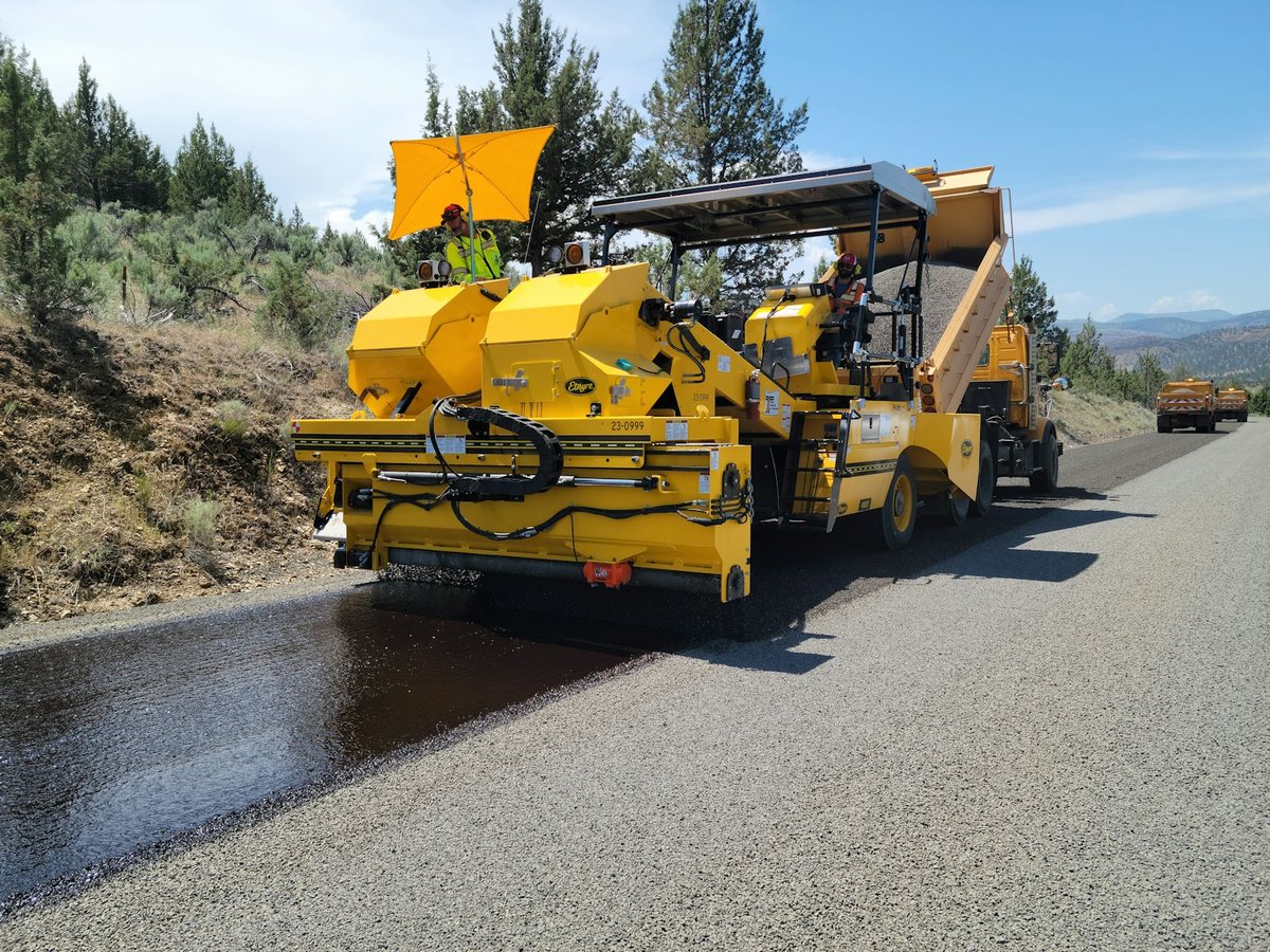Paving a new road